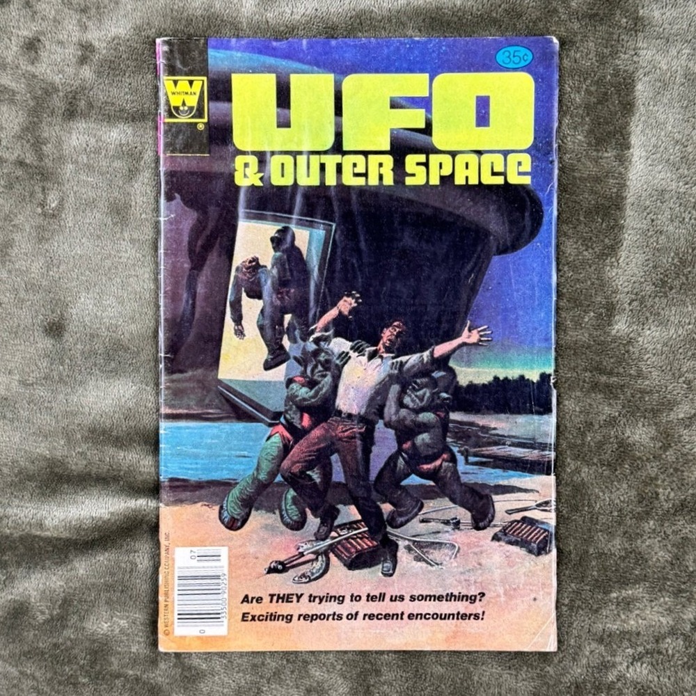 Whitman UFO & Outer Space Comic Book‎ Vintage 1970s Bronze Age Sci-Fi 35c Cover